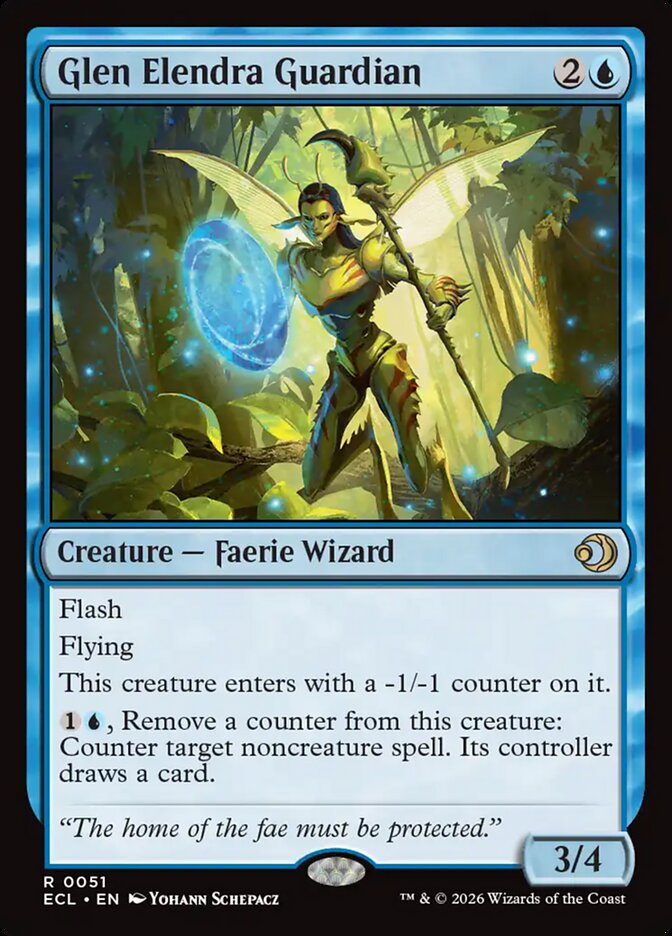 Glen Elendra Guardian, Lorwyn Eclipsed Card Art