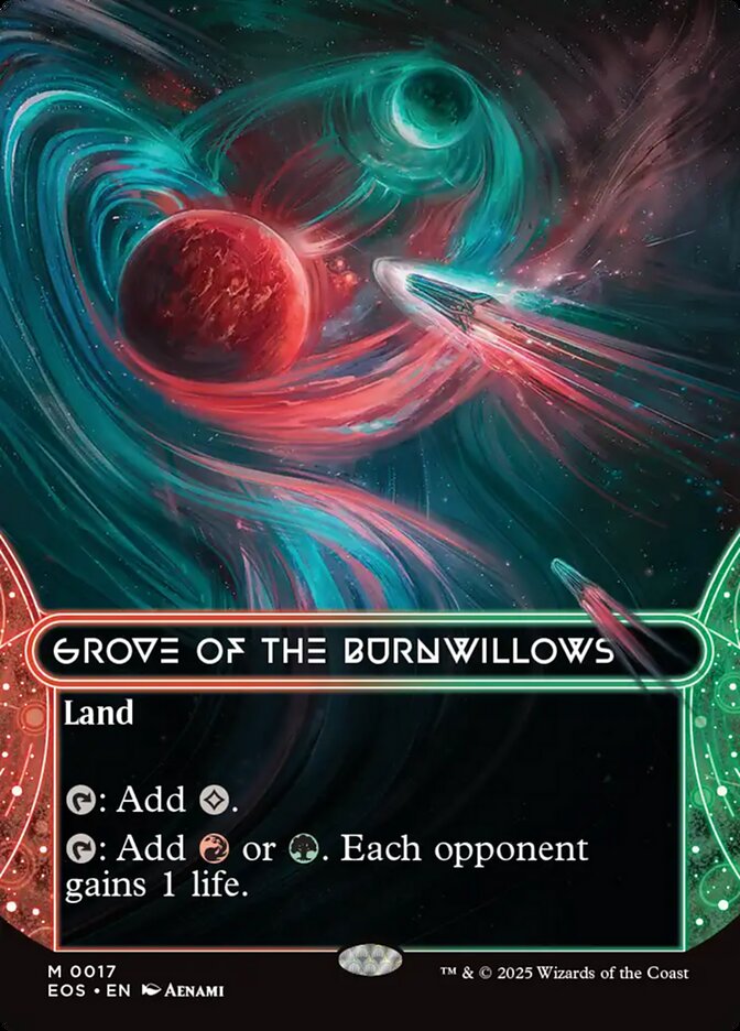 Grove of the Burnwillows, Edge of eternities: stellar sights Card Art