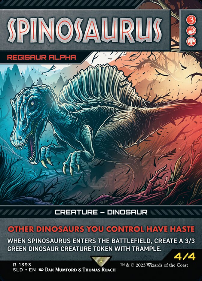 Regisaur Alpha, Secret Lair Drop Card Art