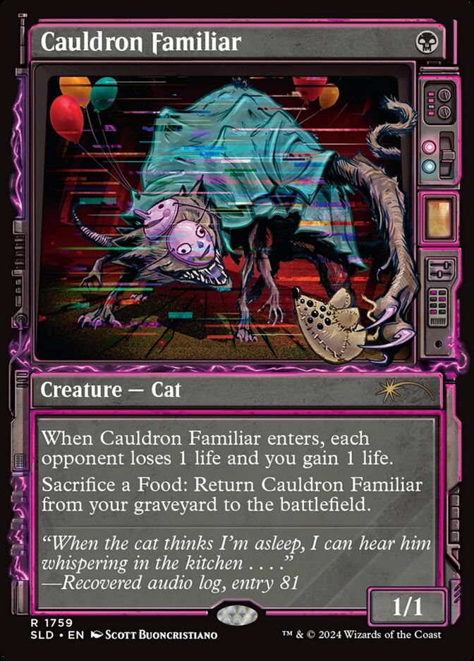 Cauldron Familiar, Secret Lair Drop Card Art