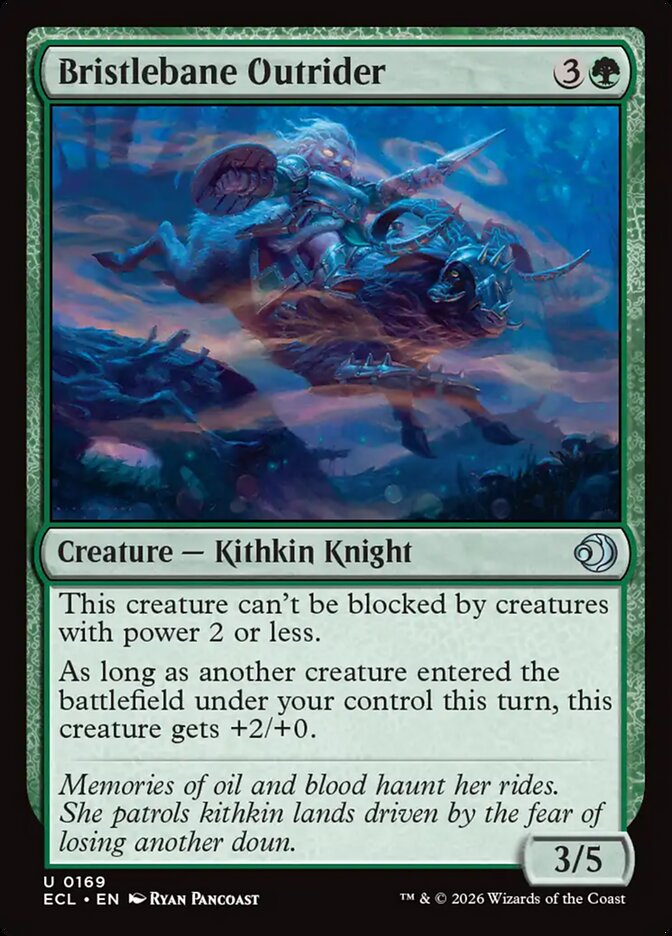 Bristlebane Outrider, Lorwyn Eclipsed Card Art