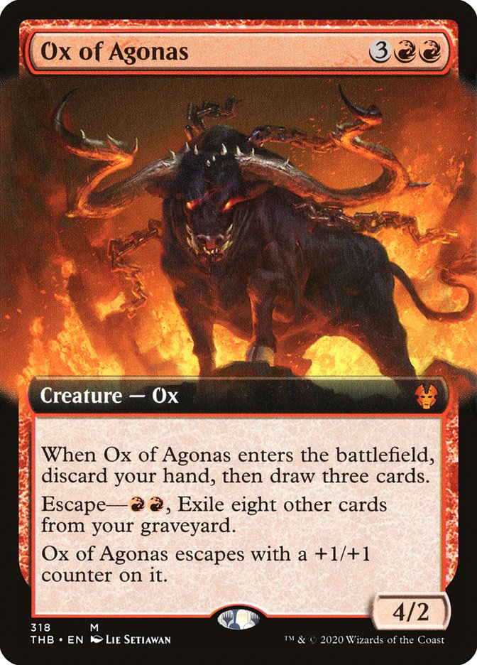 Ox of Agonas, Theros beyond death Card Art