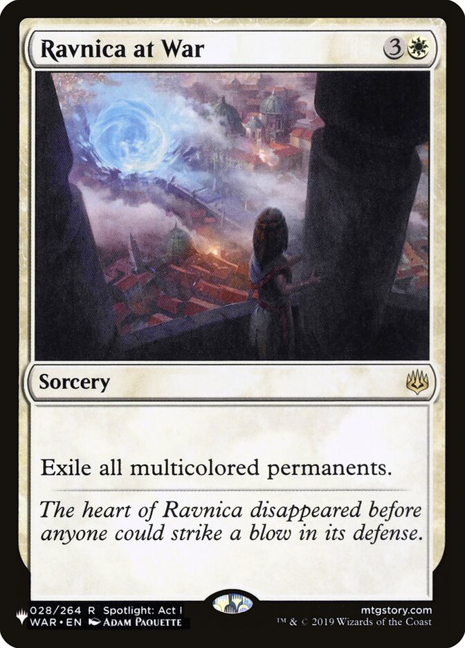 Ravnica at War, The List Card Art