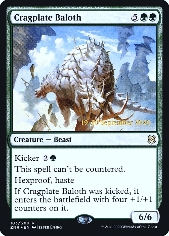 Cragplate Baloth, Zendikar rising promos Card Art