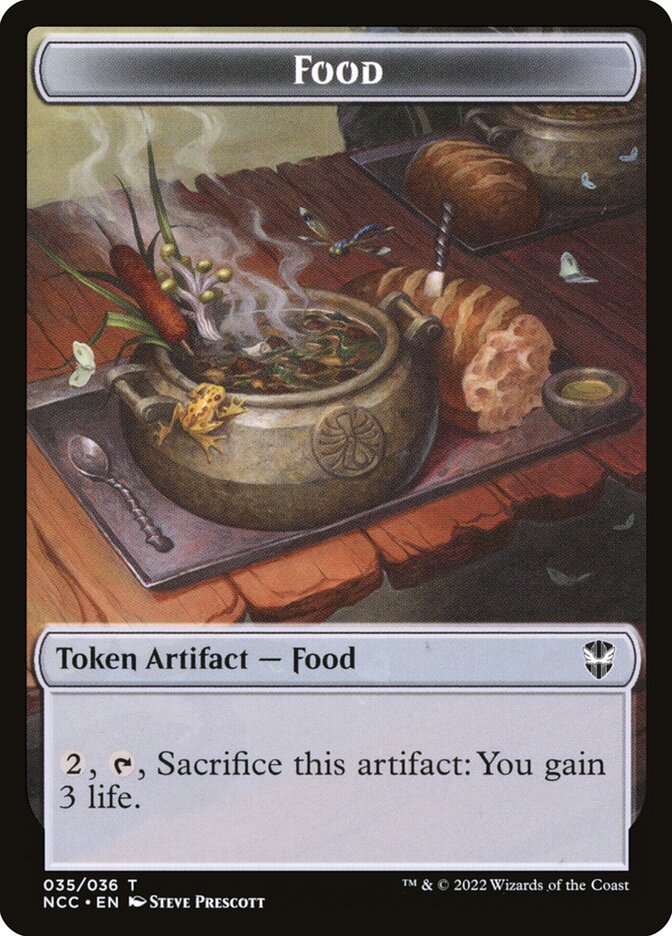 Food, New Capenna Commander Tokens Card Art
