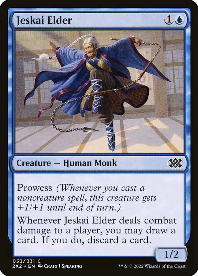 Jeskai Elder, Double masters 2022 Card Art