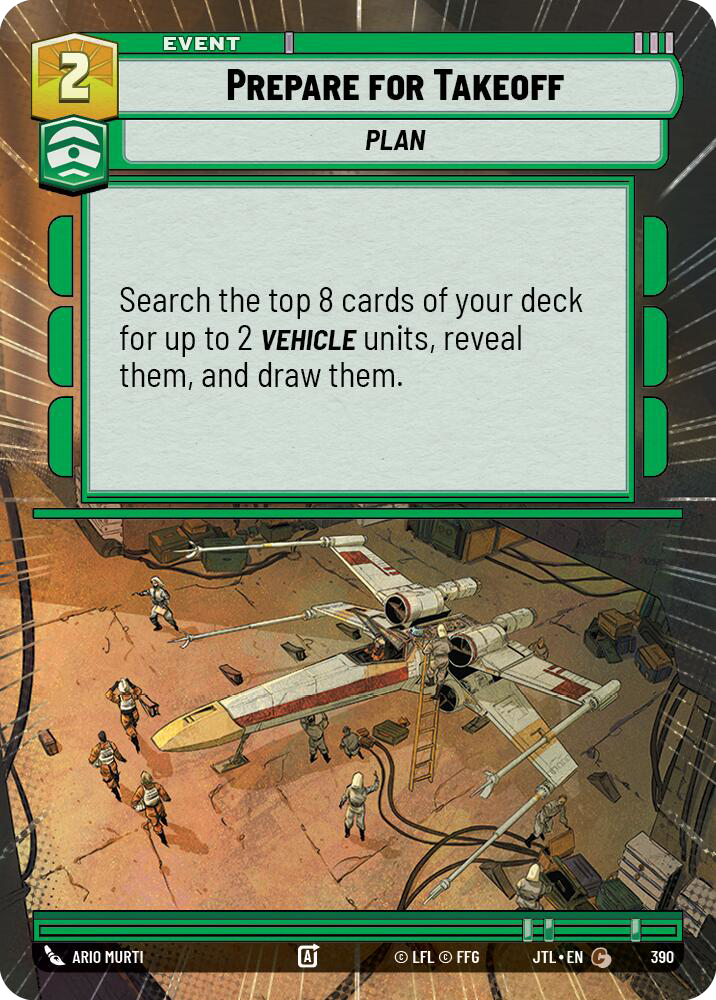 Prepare for Takeoff, Jump to Lightspeed Card Art