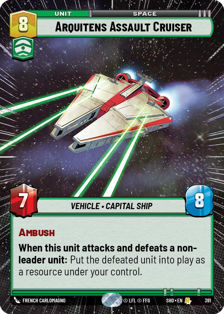 Arquitens Assault Cruiser - Hyperspace Foil