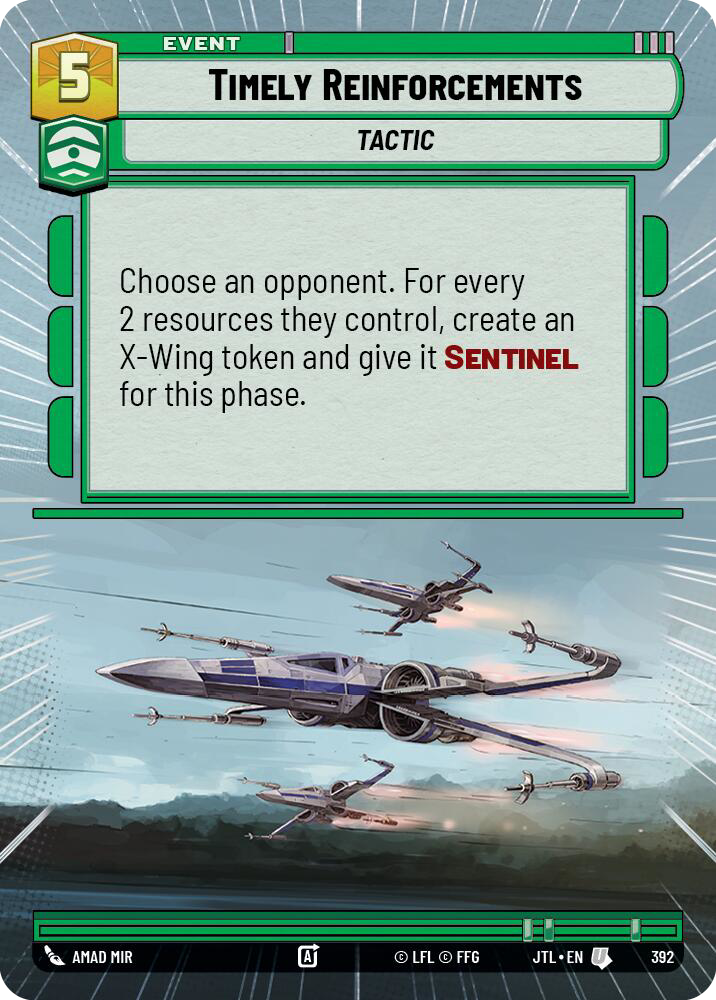 Timely Reinforcements, Jump to Lightspeed Card Art