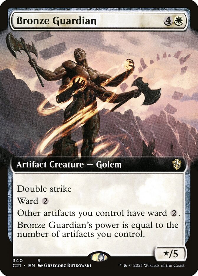 Bronze Guardian, Commander 2021 Card Art