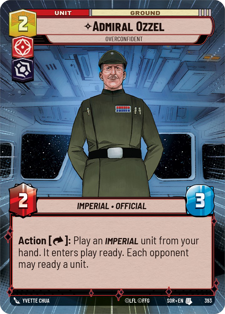 Admiral Ozzel, Overconfident, Spark of Rebellion Card Art