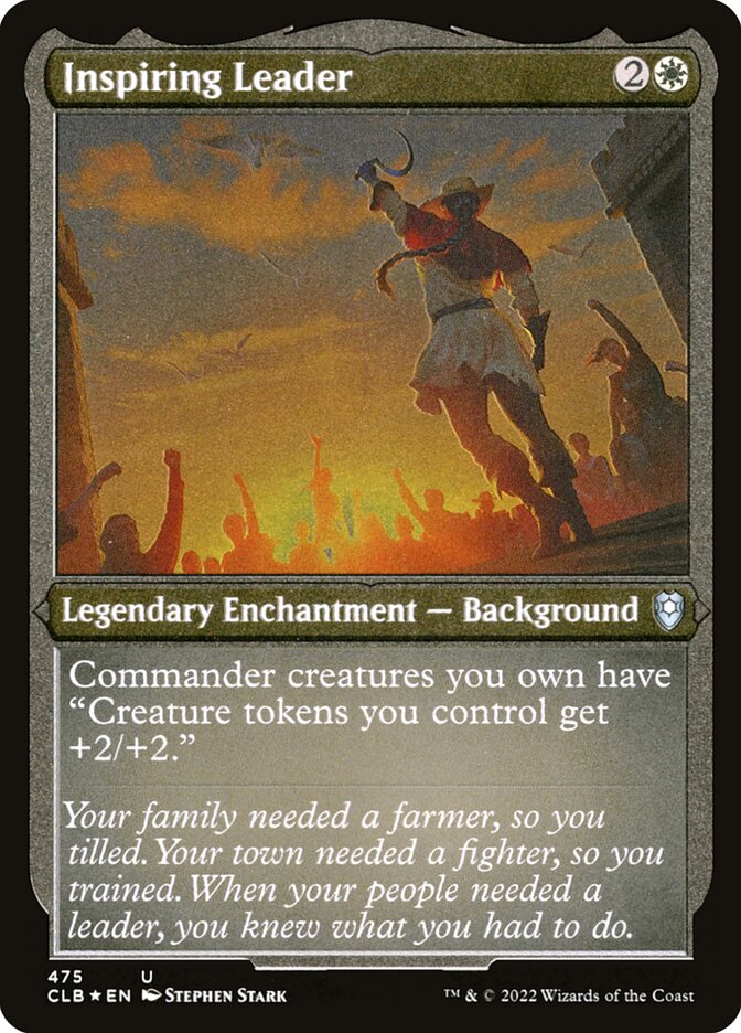 Inspiring Leader, Commander Legends: Battle For Baldur'S Gate Card Art