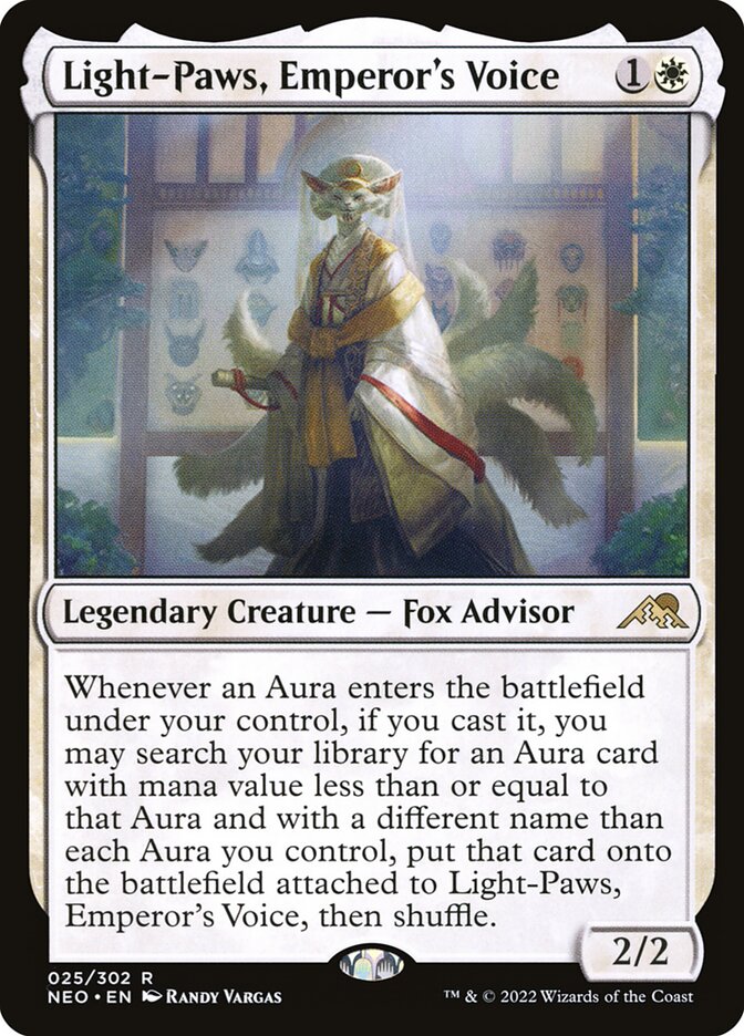 Light-Paws, Emperor's Voice, Kamigawa: neon dynasty Card Art