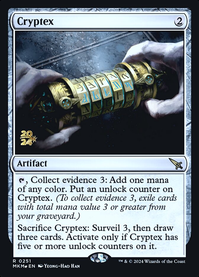 Cryptex, Murders at karlov manor promos Card Art