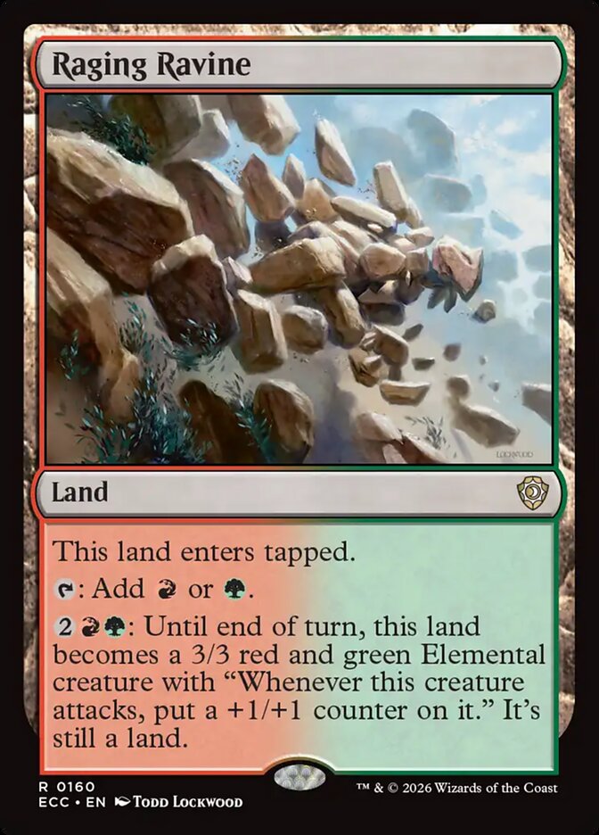 Raging Ravine, Lorwyn Eclipsed Commander Card Art