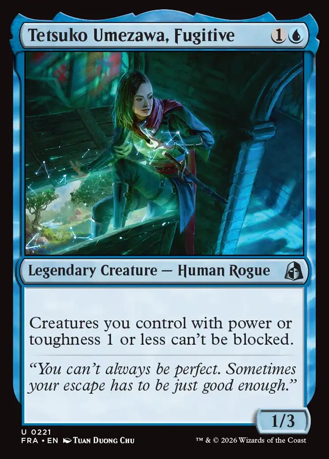 Tetsuko Umezawa, Fugitive, Reality Fracture Card Art