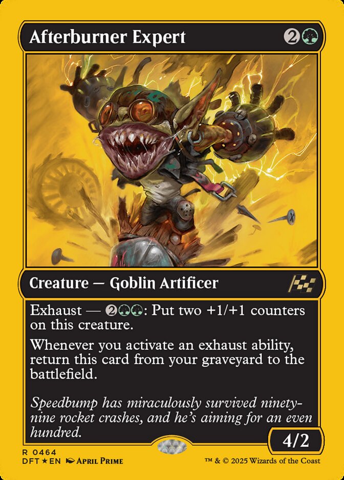 Afterburner Expert, Aetherdrift Card Art