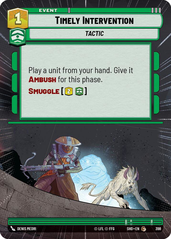 Timely Intervention - Hyperspace Foil
