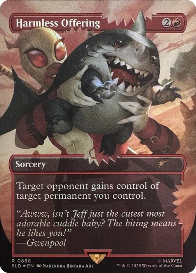 Harmless Offering, Secret Lair Drop Card Art