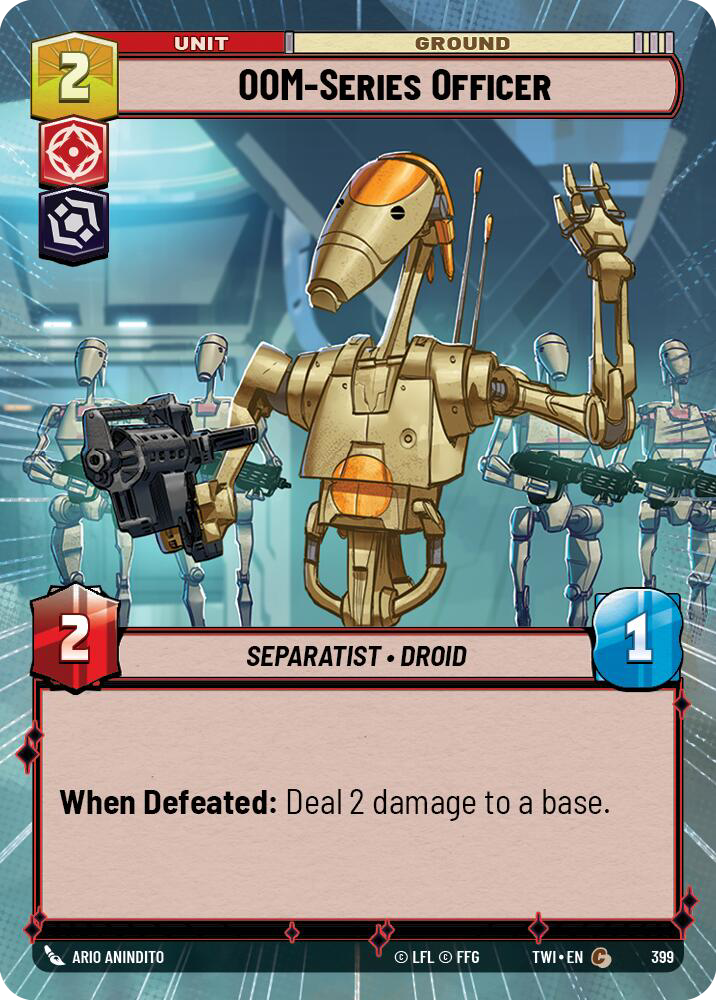 OOM-Series Officer, Twilight of the Republic Card Art