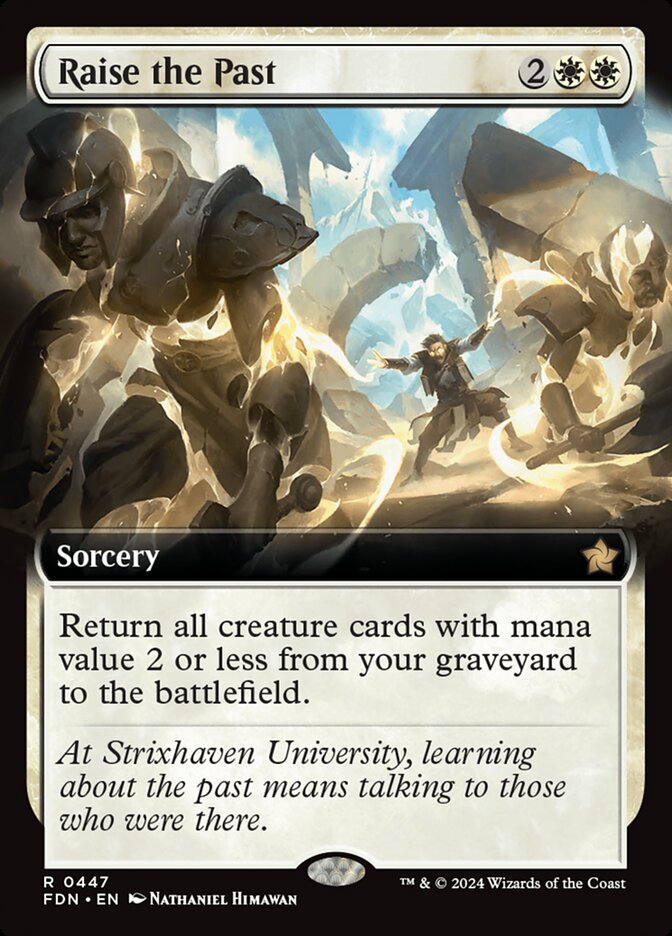 Raise the Past, Foundations Card Art