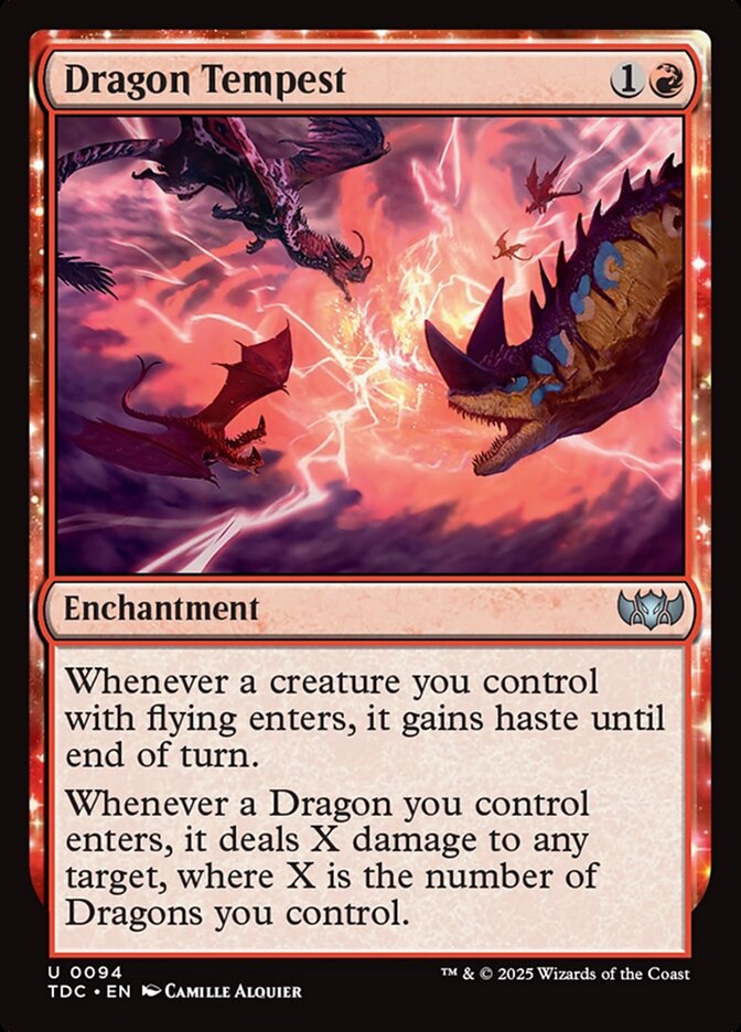 Dragon Tempest, Tarkir: Dragonstorm Commander Card Art