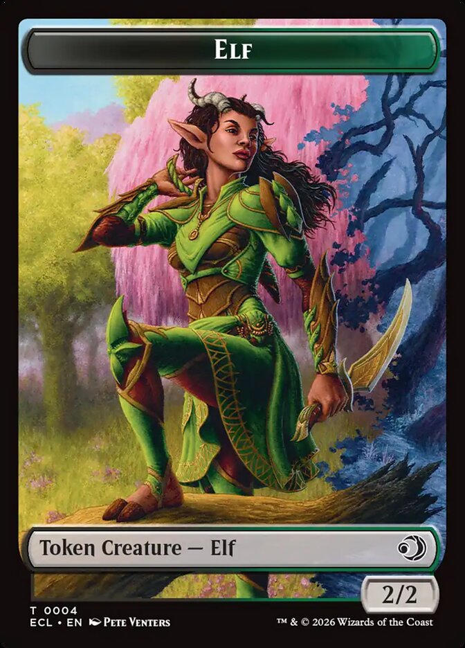 Elf, Lorwyn Eclipsed Tokens Card Art