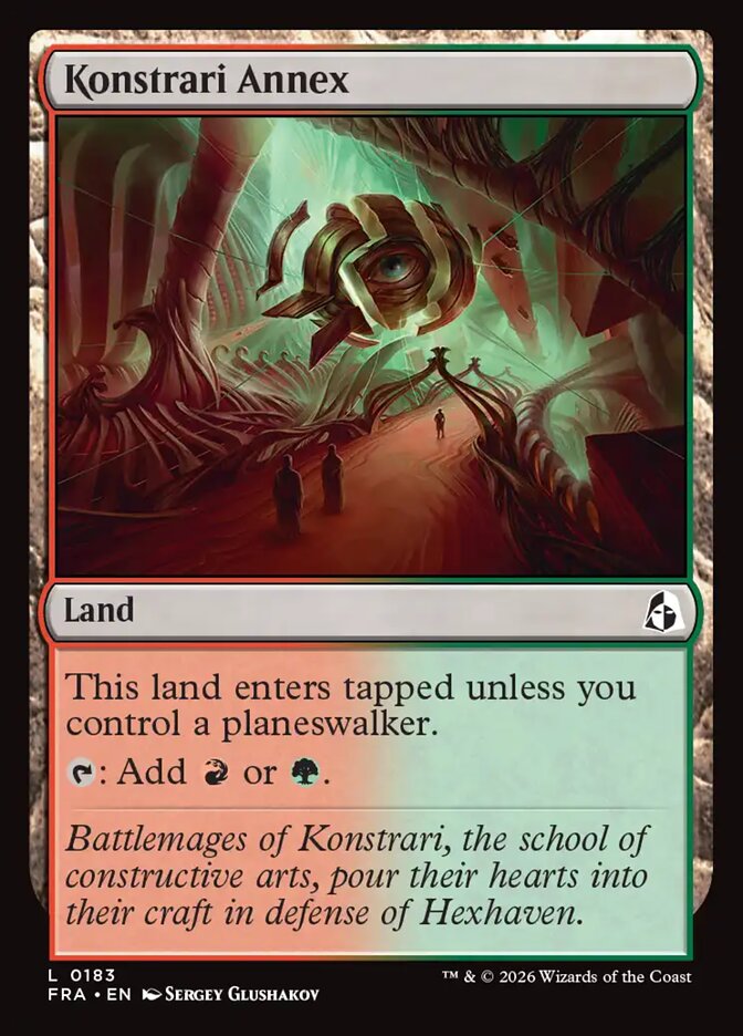 Konstrari Annex, Reality Fracture Card Art