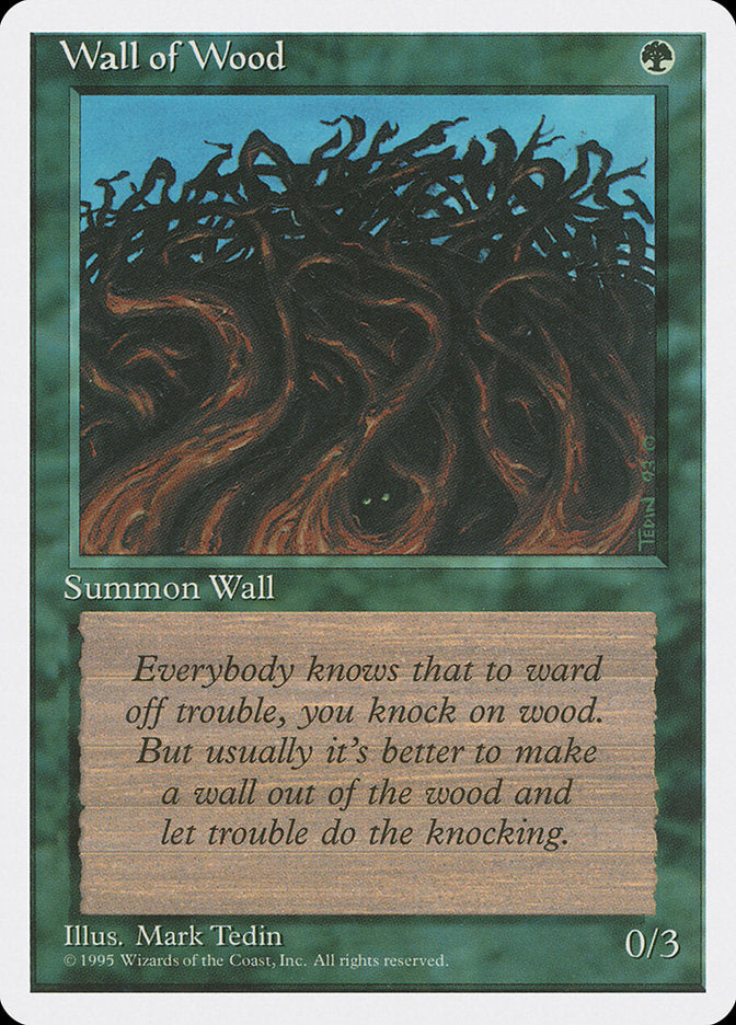 Wall of Wood, Fourth edition Card Art