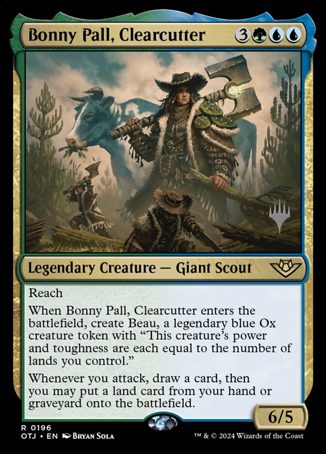 Bonny Pall, Clearcutter, Outlaws of thunder junction promos Card Art
