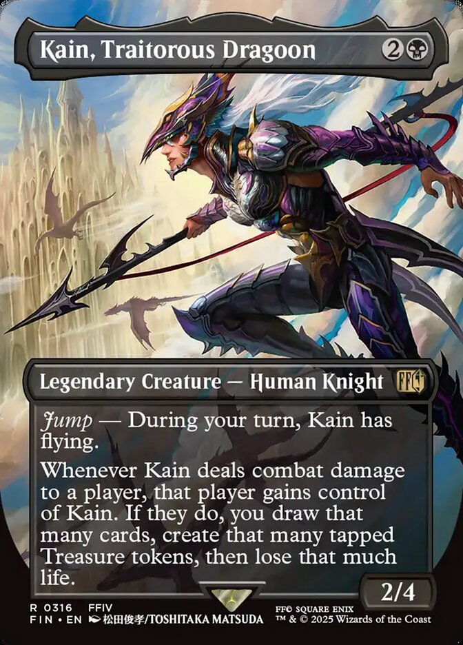 Kain, Traitorous Dragoon, Final fantasy Card Art
