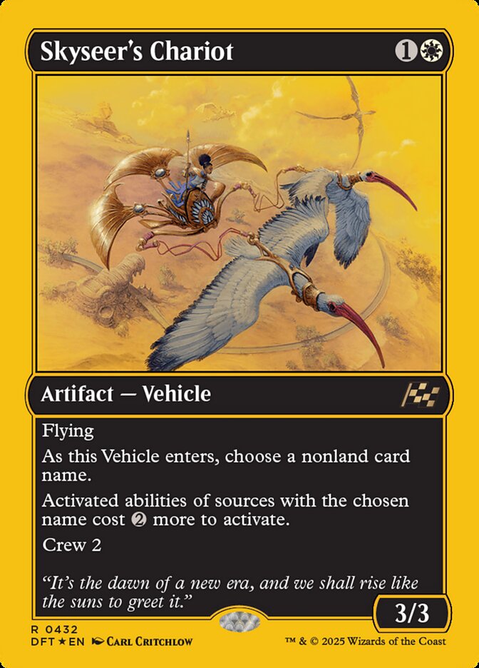 Skyseer's Chariot - Firstplace Foil