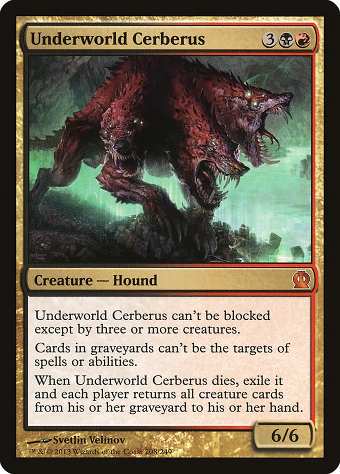Underworld Cerberus, Theros Card Art
