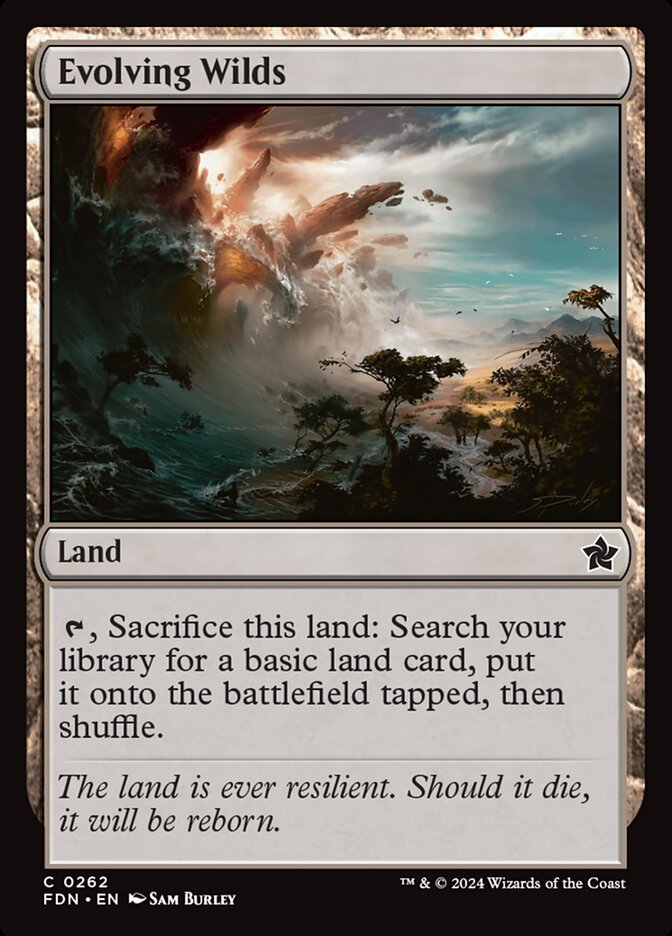 Evolving Wilds, Foundations Card Art