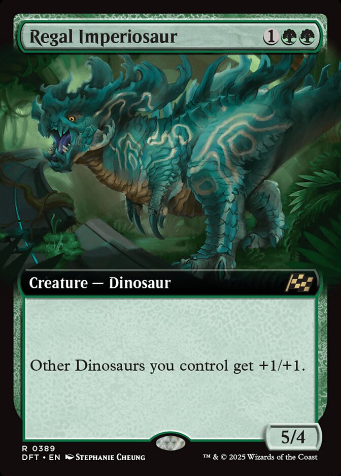 Regal Imperiosaur, Aetherdrift Card Art