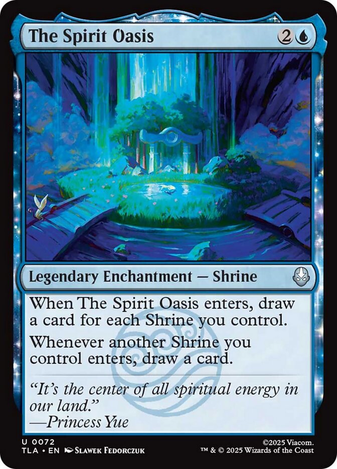The Spirit Oasis, Avatar: The Last Airbender Card Art