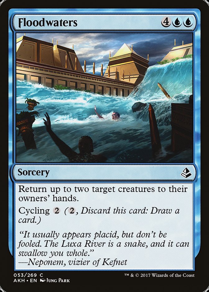 Floodwaters, Amonkhet Card Art