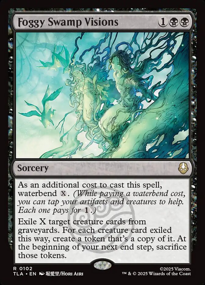 Foggy Swamp Visions, Avatar: The Last Airbender Card Art