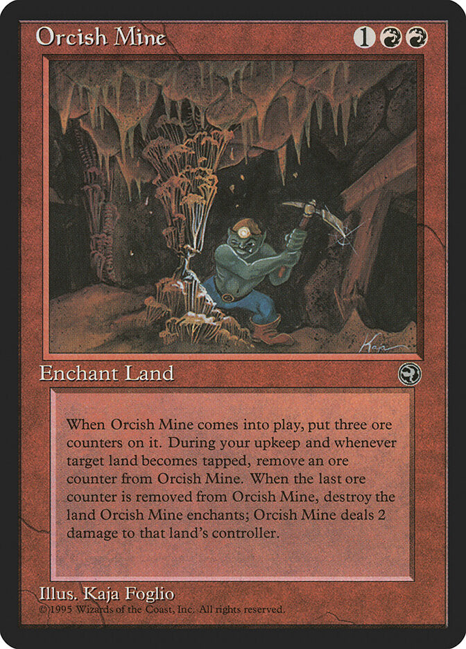 Orcish Mine, Homelands Card Art