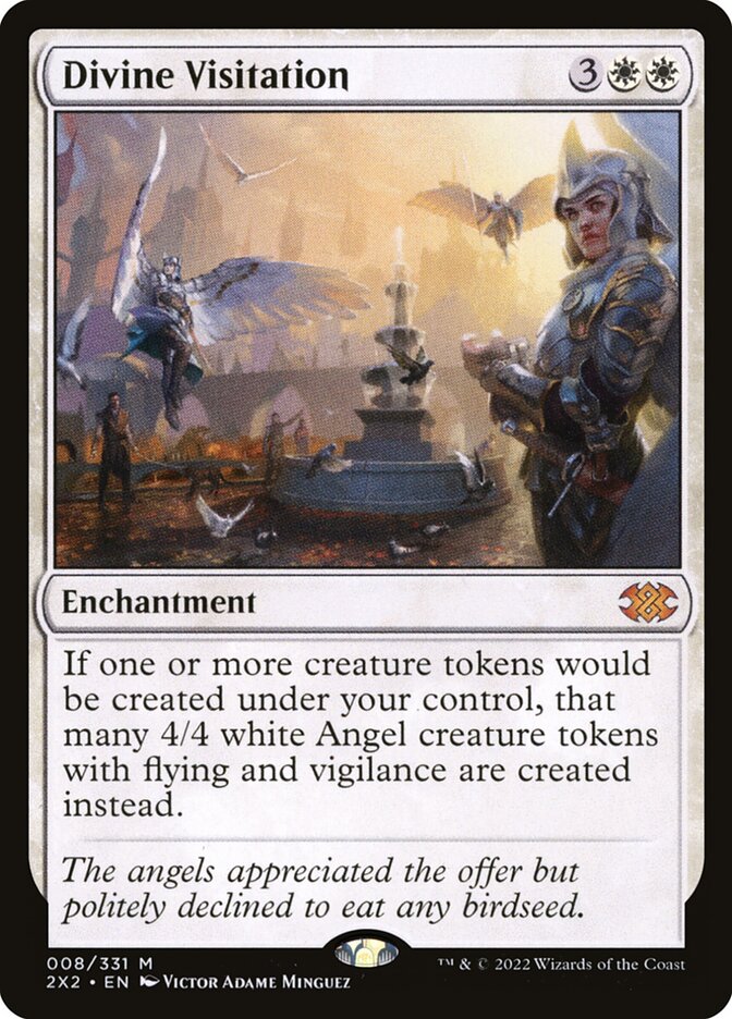 Divine Visitation, Double masters 2022 Card Art