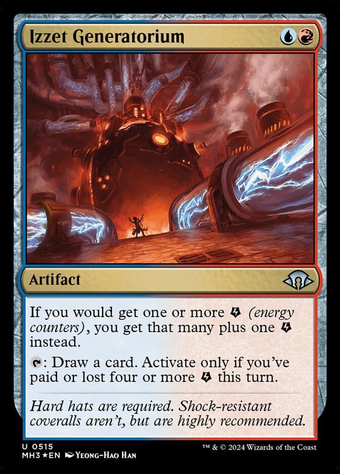 Izzet Generatorium, Modern horizons 3 Card Art