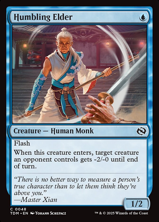 Humbling Elder, Tarkir: Dragonstorm Card Art