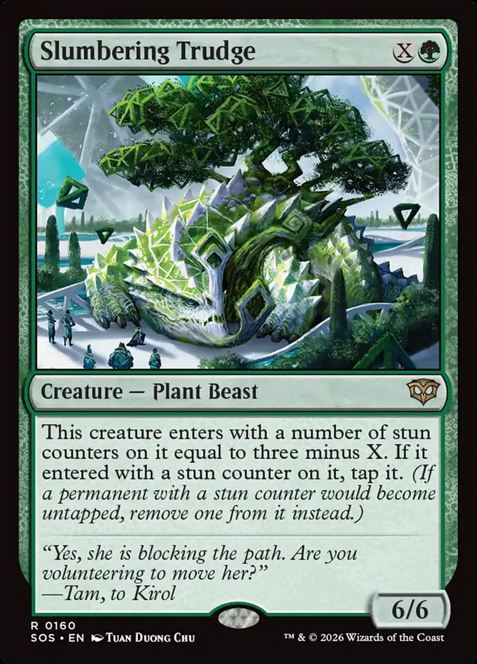 Slumbering Trudge, Secrets Of Strixhaven Card Art
