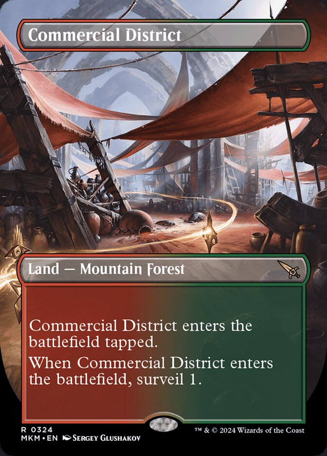 Commercial District, Murders At Karlov Manor Card Art