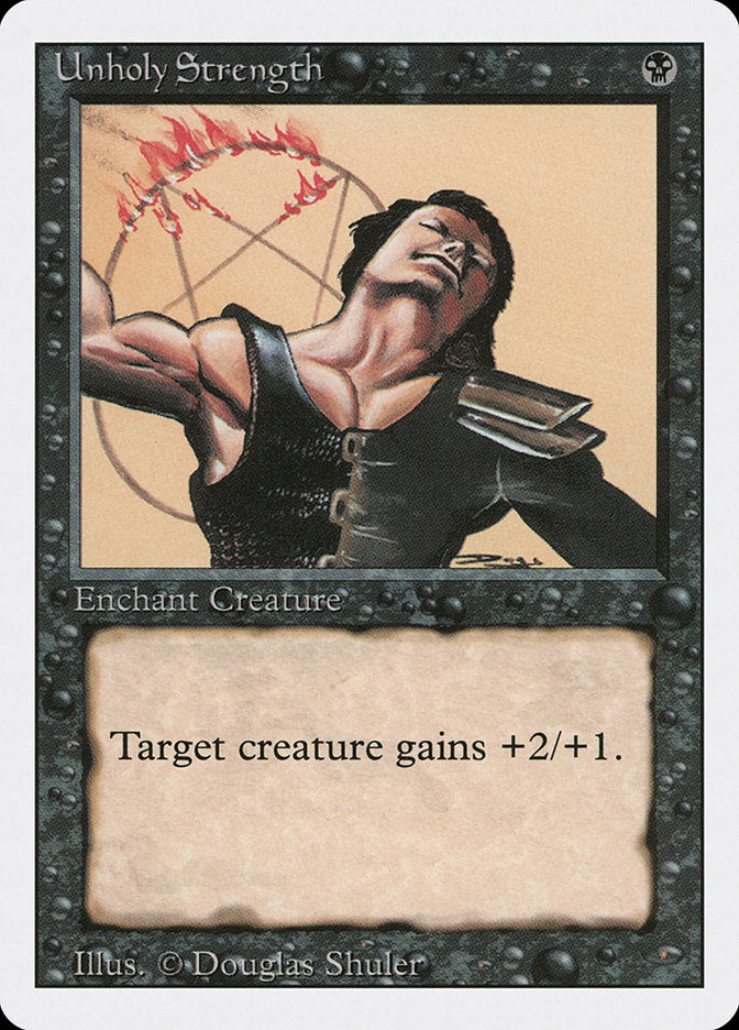 Unholy Strength, Revised edition Card Art