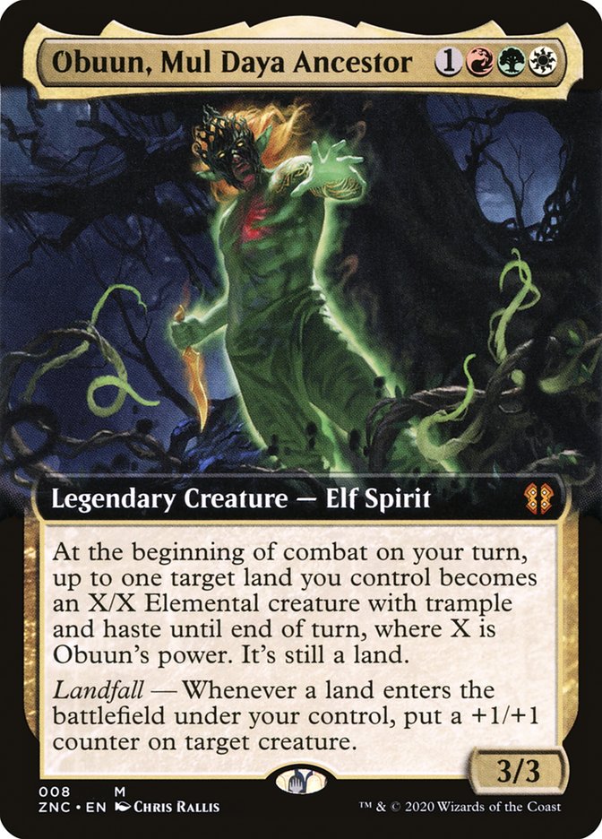 Obuun, Mul Daya Ancestor, Zendikar Rising Commander Card Art