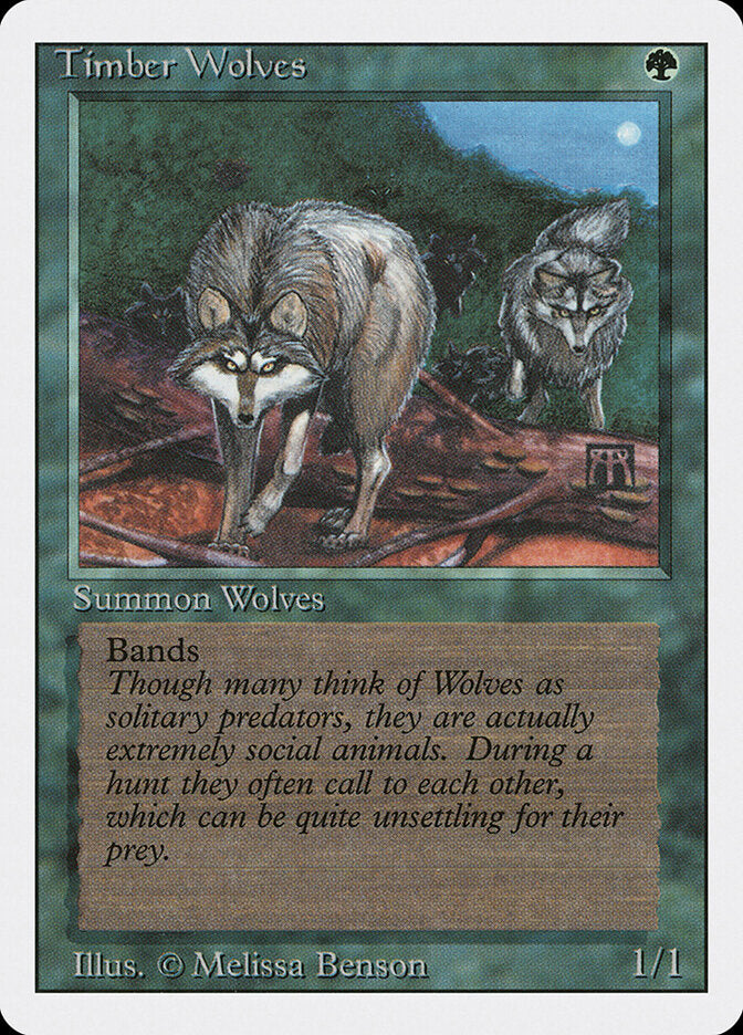 Timber Wolves, Revised Edition Card Art