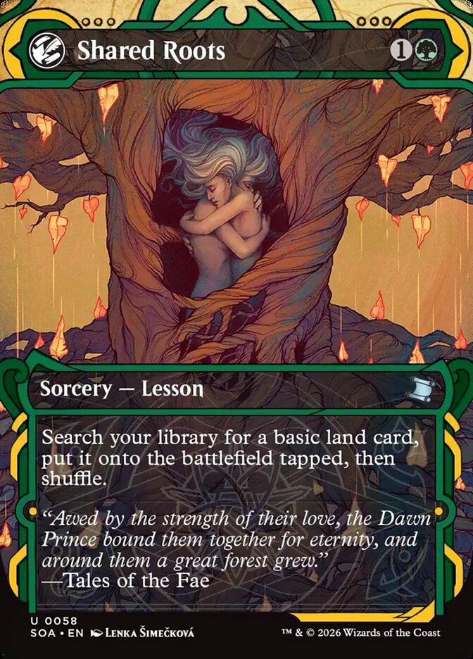 Shared Roots, Secrets Of Strixhaven Mystical Archive Card Art