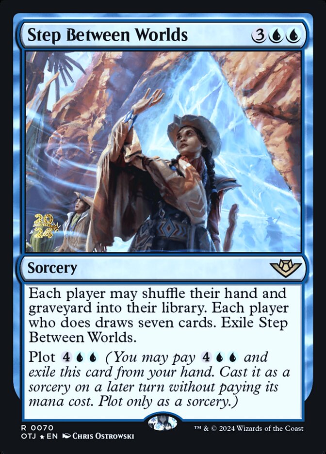 Step Between Worlds, Outlaws Of Thunder Junction Promos Card Art