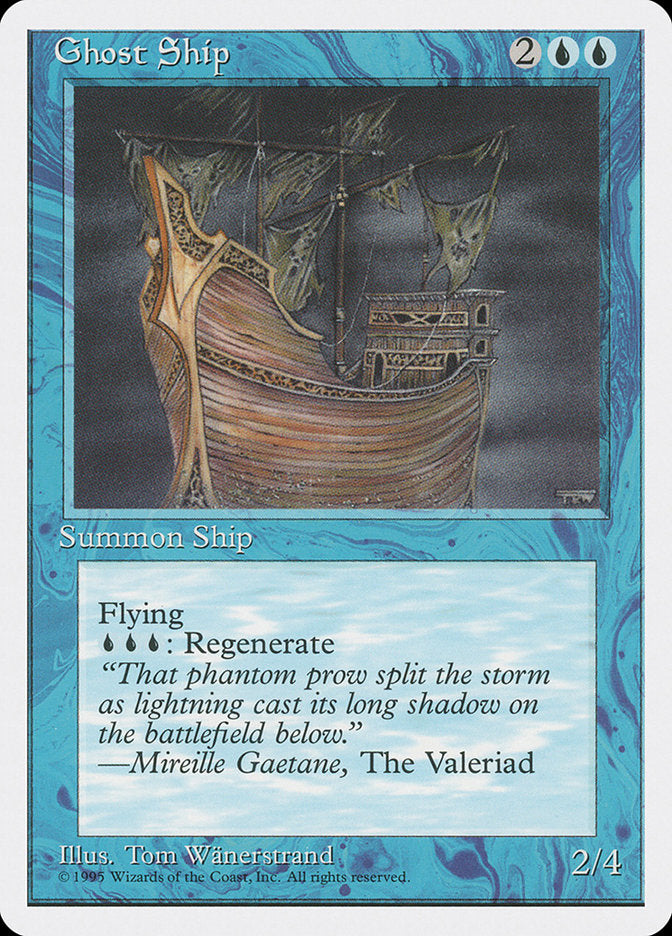 Ghost Ship, Fourth Edition Card Art